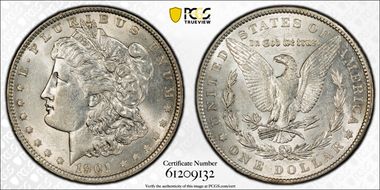 1901 $1 AU58