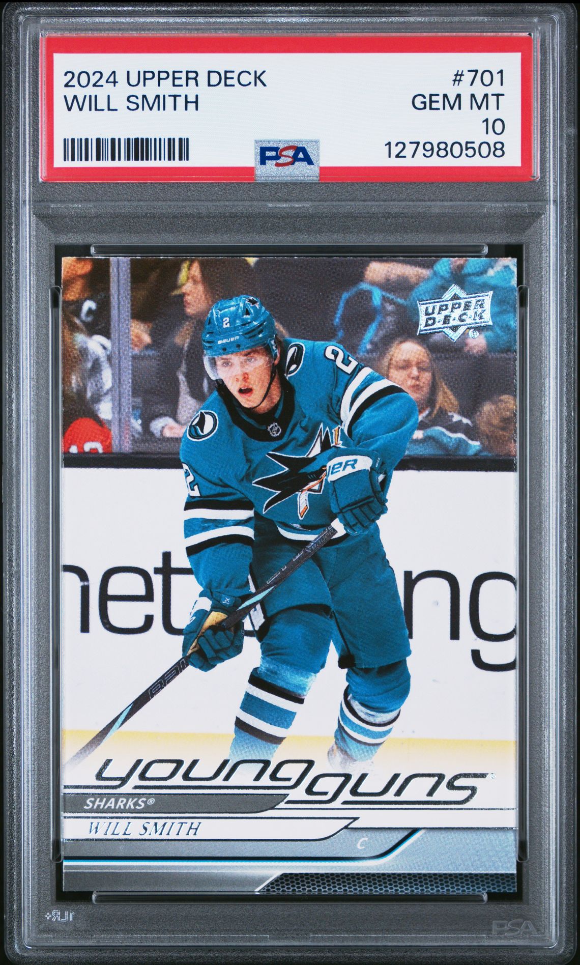 2024 Upper Deck Will Smith #701 Gem Mt 10 front