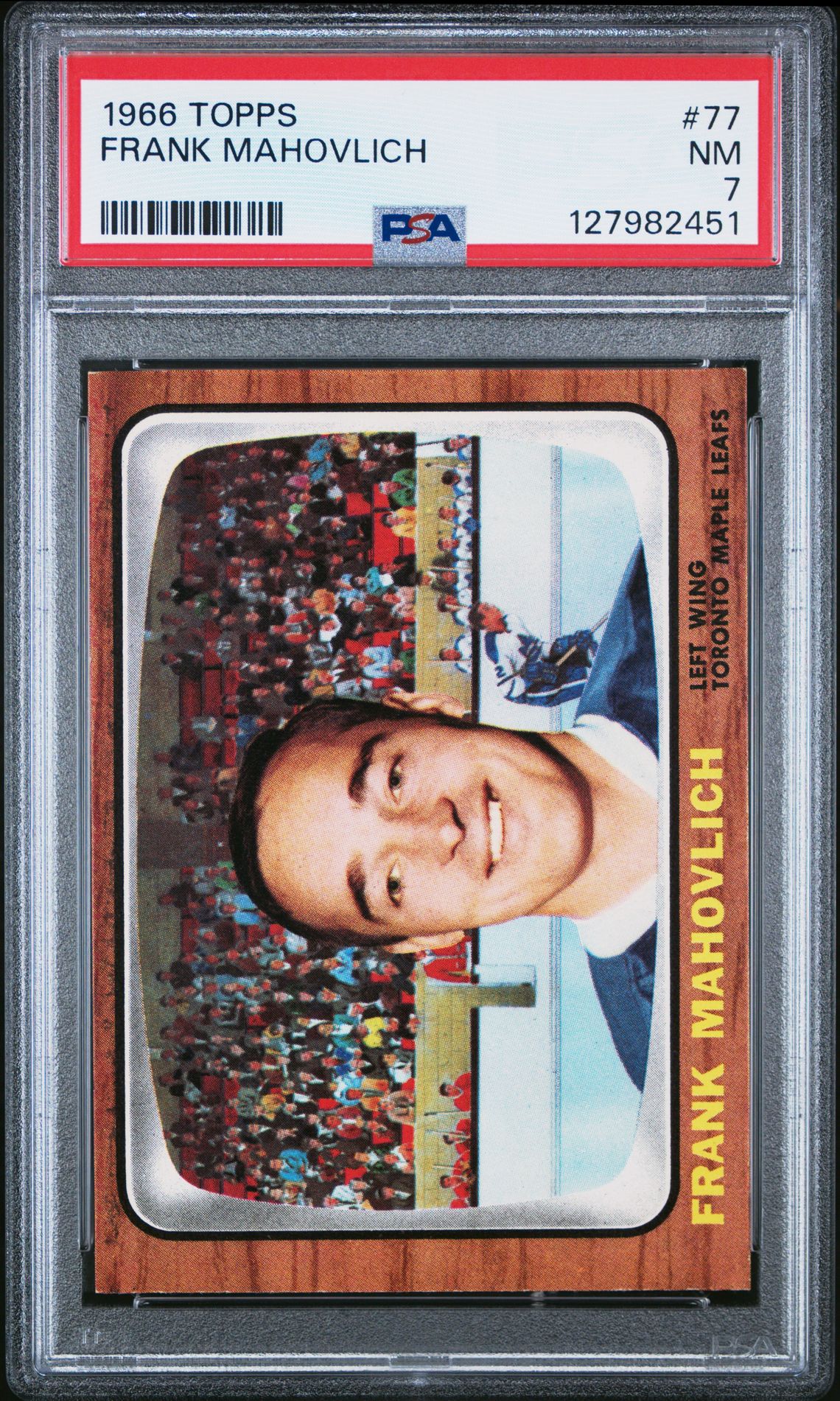 1966 Topps TOPPS #77 Frank Mahovlich front