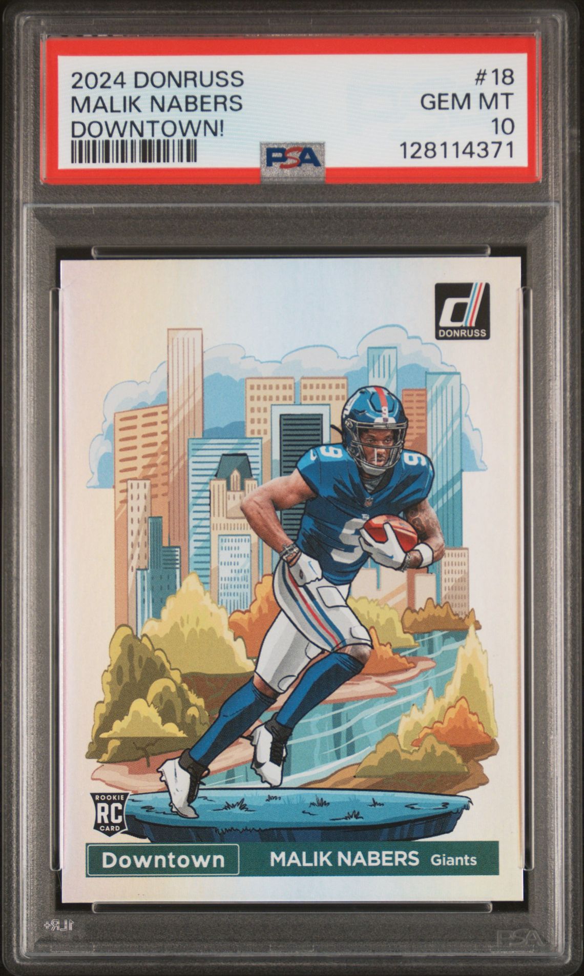 2024 Panini PANINI DONRUSS DOWNTOWN! #18 Malik Nabers front