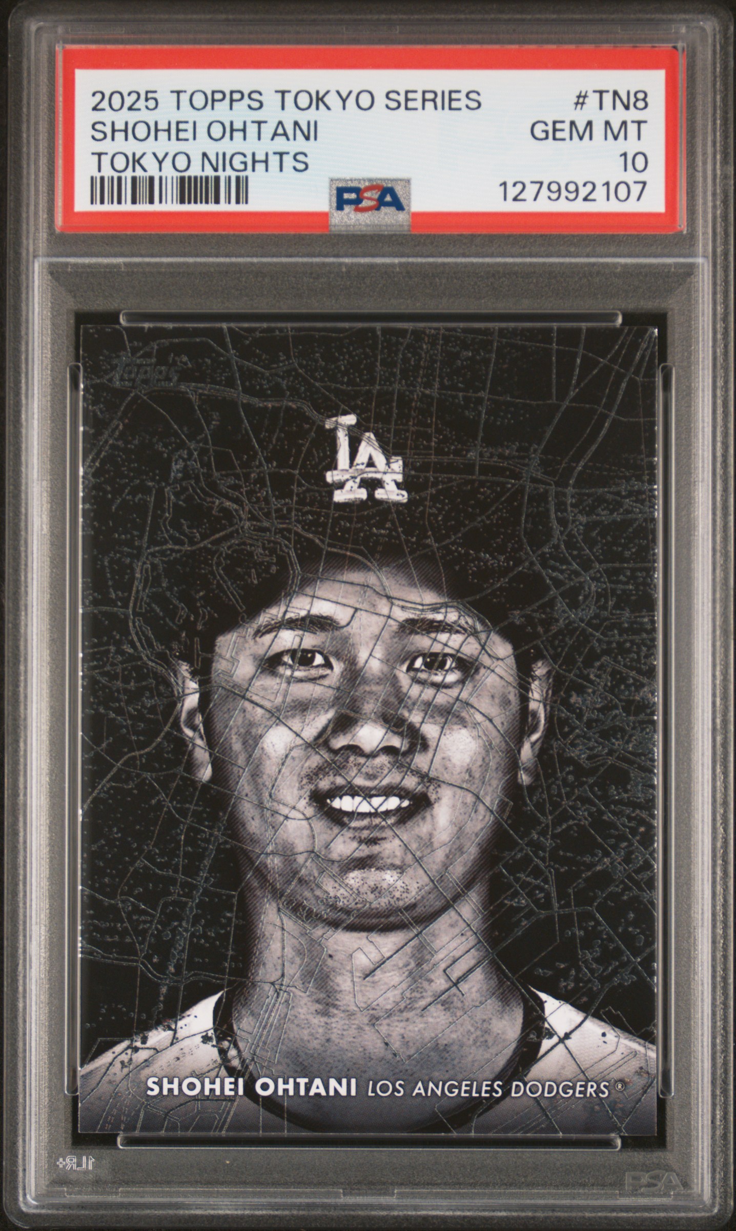 2025 TOPPS TOKYO SERIES TOKYO NIGHTS #TN8 Shohei Ohtani front
