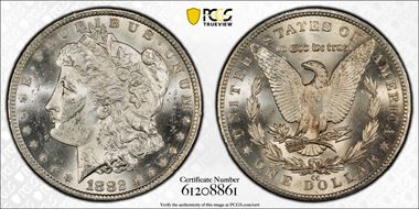 1882-CC $1 MS63
