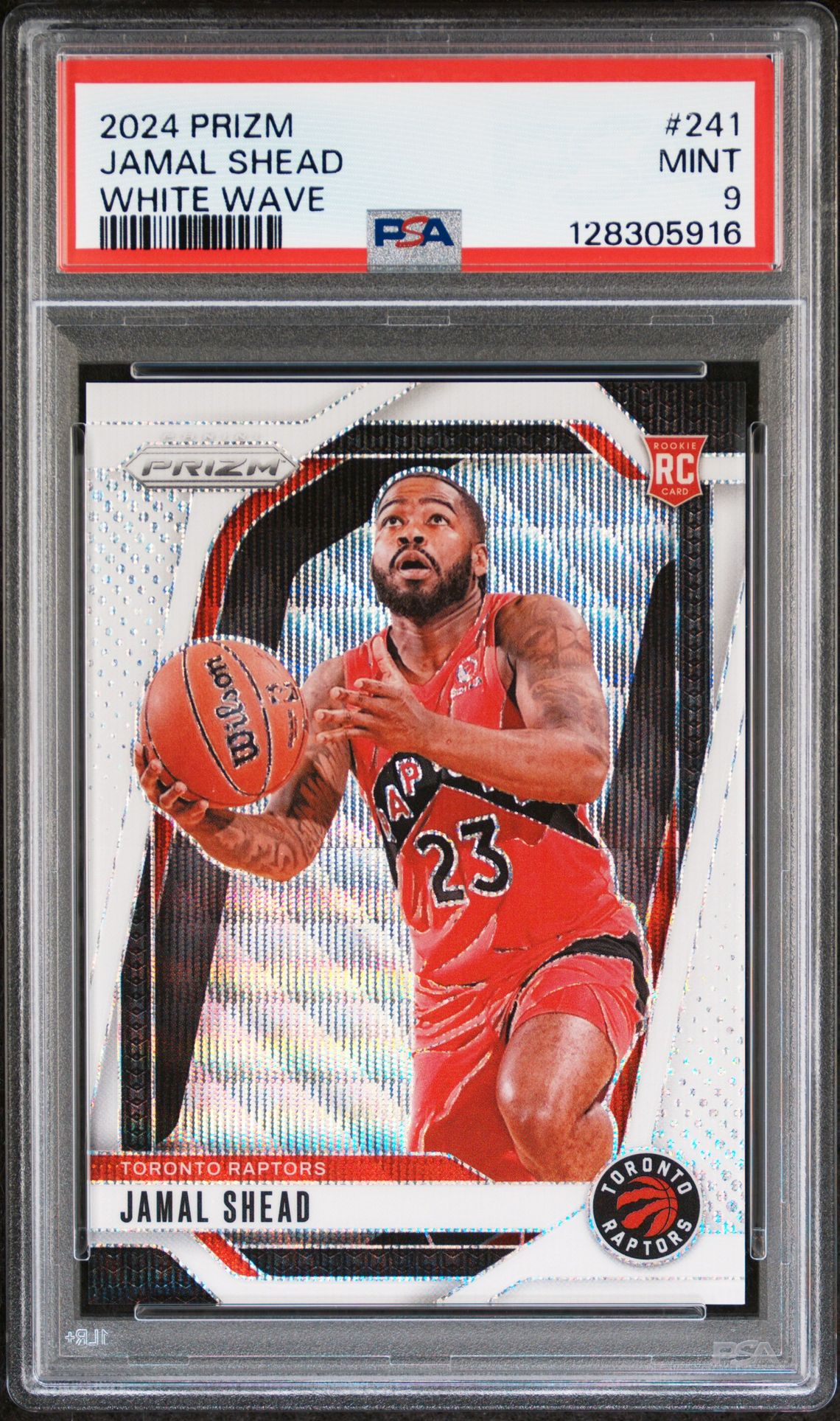 2024 Panini PANINI PRIZM BLACK WHITE PRIZM #241 Jamal Shead front