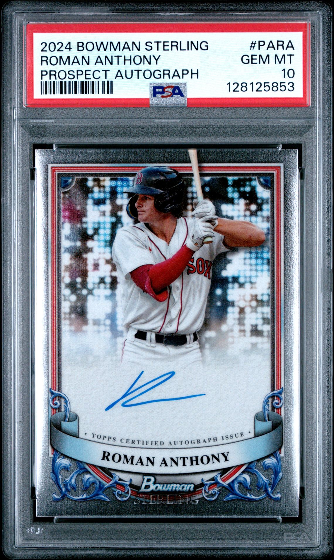 2024 Bowman BOWMAN STERLING PROSPECT AUTOGRAPHS #PARA Roman Anthony front