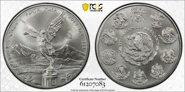 2014-Mo Onza Libertad Ag MS67