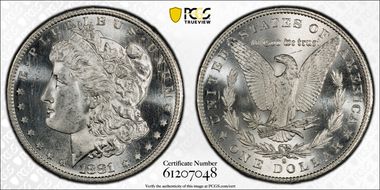 1881-S $1 MS66