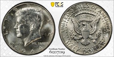 1964-D/D 50C RPM, FS-501 MS65