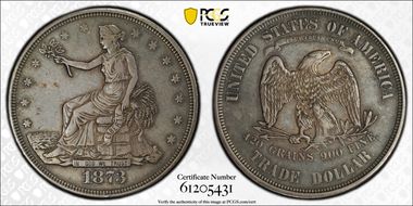 1873 T$1 Trade XF45