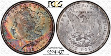 1885 $1 MS63