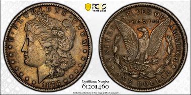 1878 7TF $1 Reverse of 1878 N1