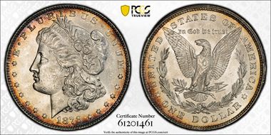 1878 8TF $1 VAM 16, Tripled Stars MS62