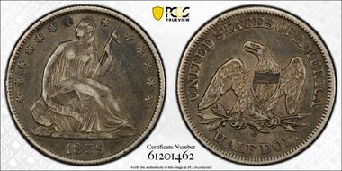 1859-O 50C N1