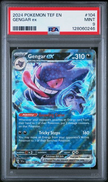 2024 Pokemon Temporal Forces #104 Gengar Ex front