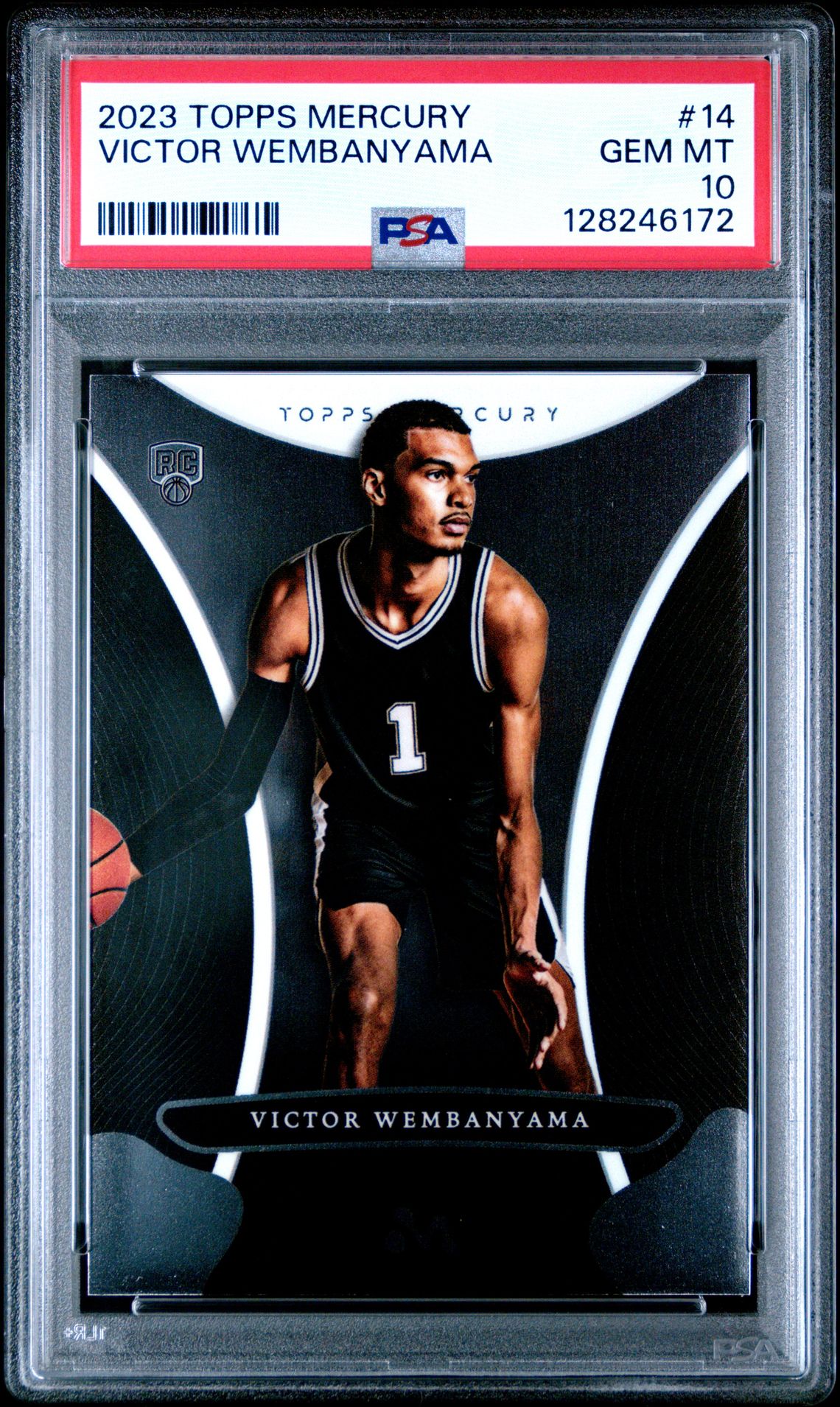 2023 Topps Mercury: Victor Wembanyama Victor Wembanyama #14 Gem Mt 10 front