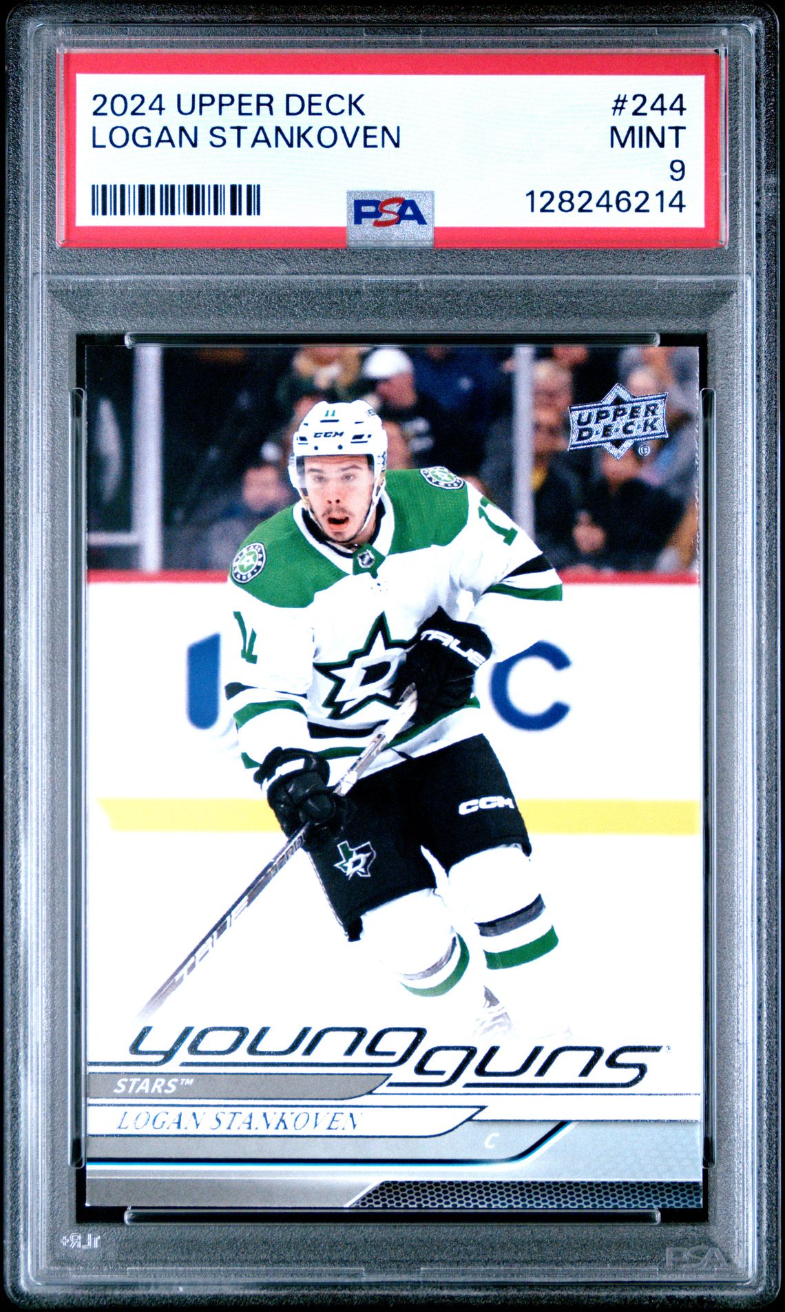 2024 Upper Deck Logan Stankoven #244 Mint 9 front