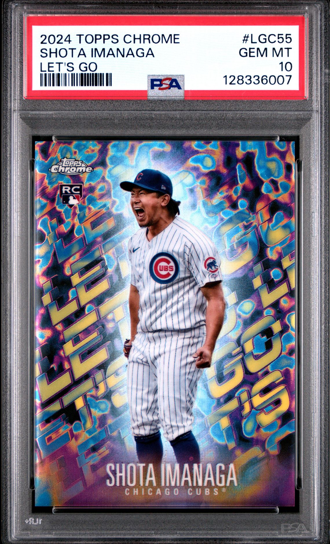 2024 Topps Chrome Let's Go Shota Imanaga #Lgc55 (Update) Gem Mt 10 front