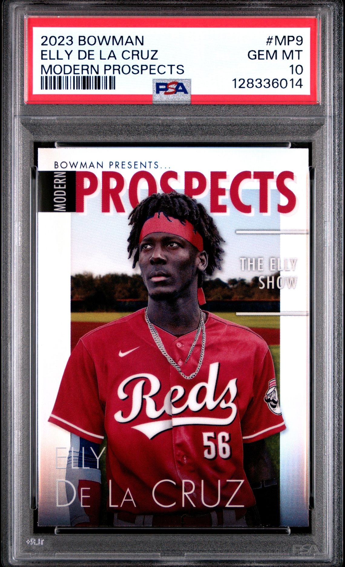 2023 Bowman Modern Prospects Elly De La Cruz #Mp9 (Modern Prospects) Gem Mt 10 front