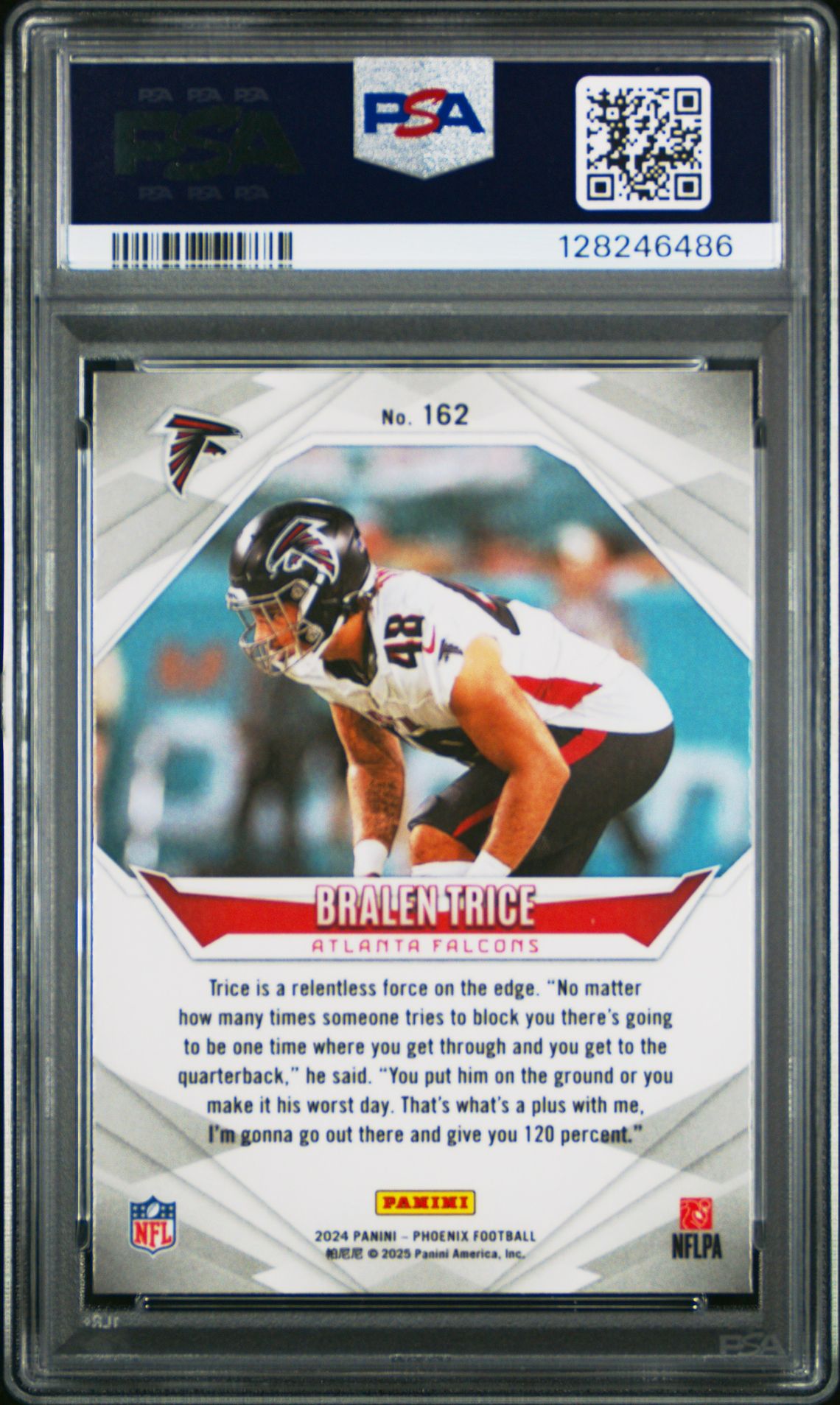 2024 Panini Phoenix Bralen Trice #162 (Pandora) Gem Mt 10 back