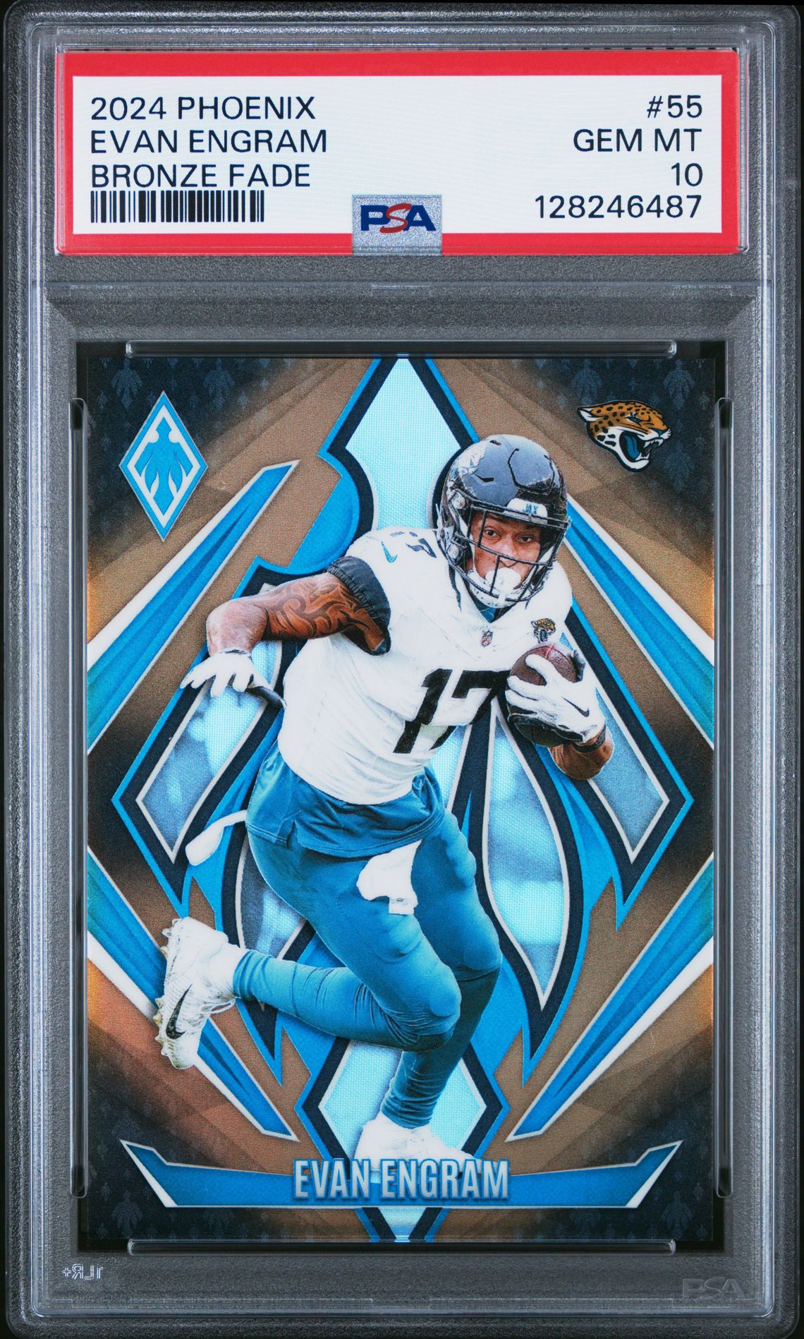 2024 Panini Phoenix Evan Engram #55 (Bronze Fade) Gem Mt 10 front