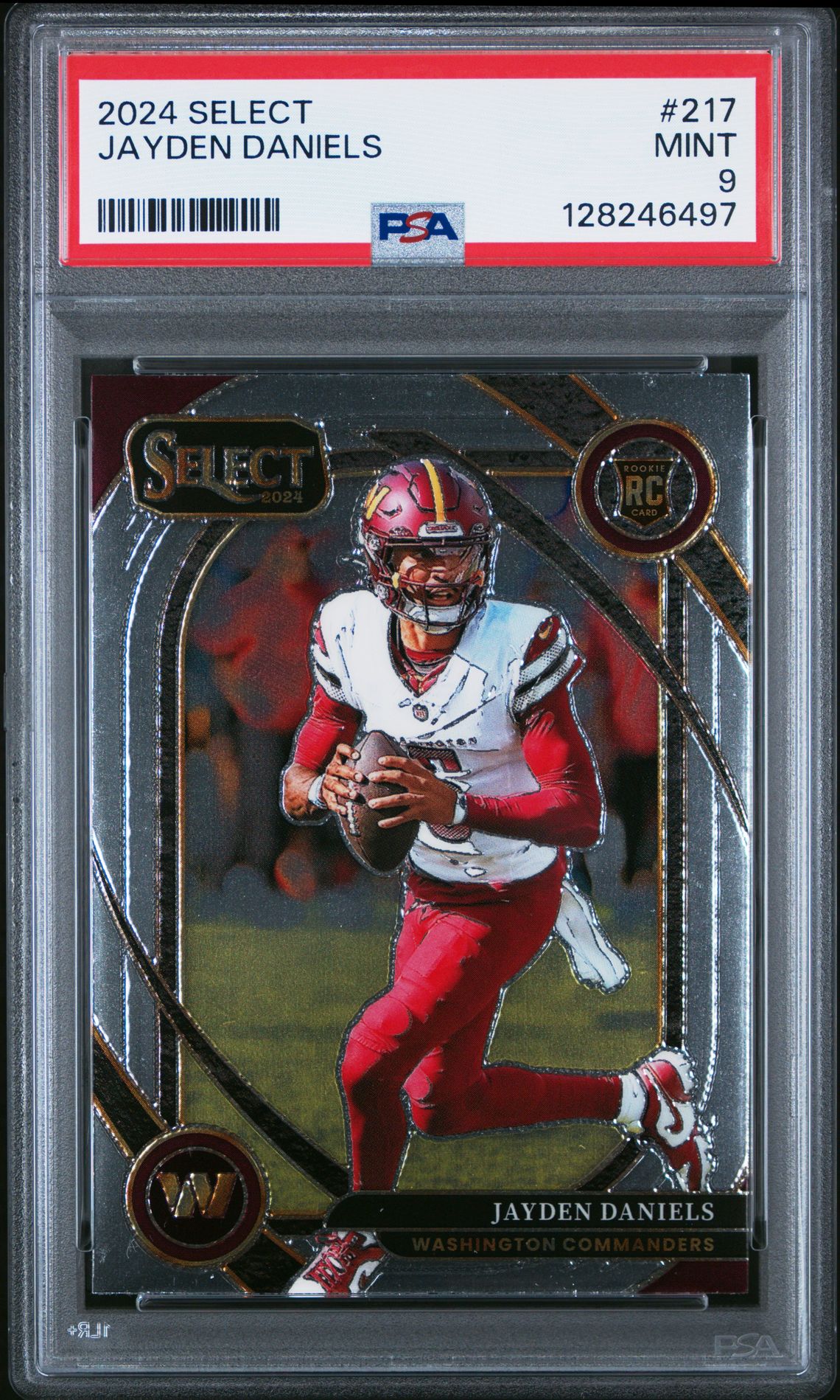 2024 Panini Select Jayden Daniels #217 Mint 9 front