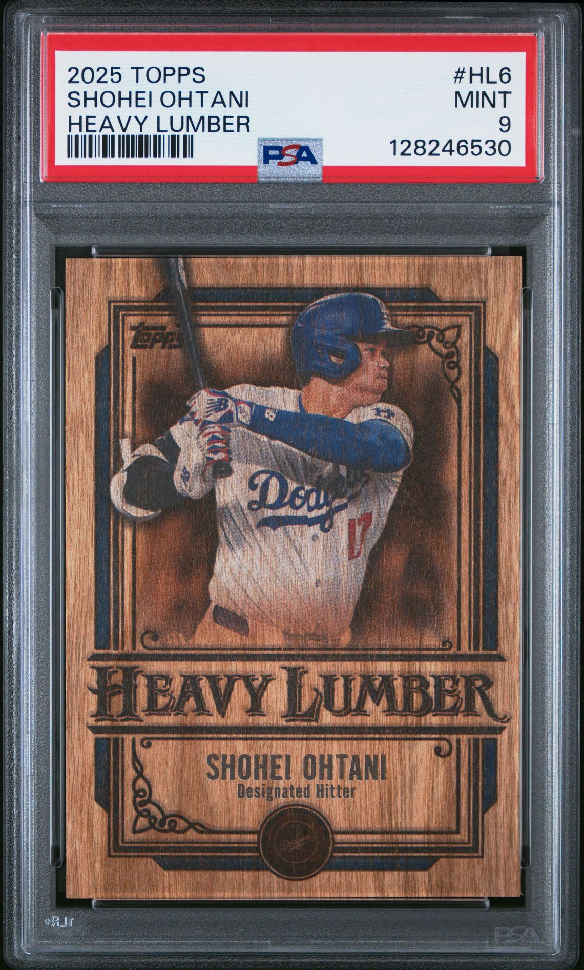 2025 Topps Heavy Lumber Shohei Ohtani #Hl6 Mint 9 front