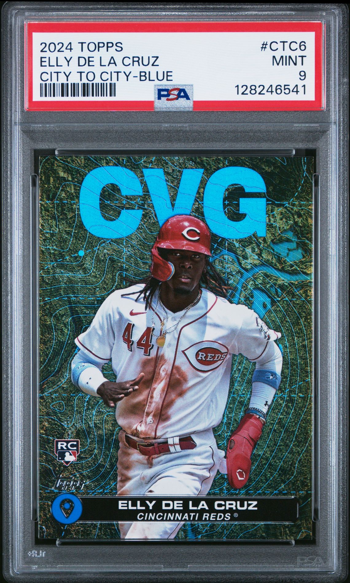 2024 Topps City To City Elly De La Cruz #Ctc6 (City To City-Blue) Mint 9 front