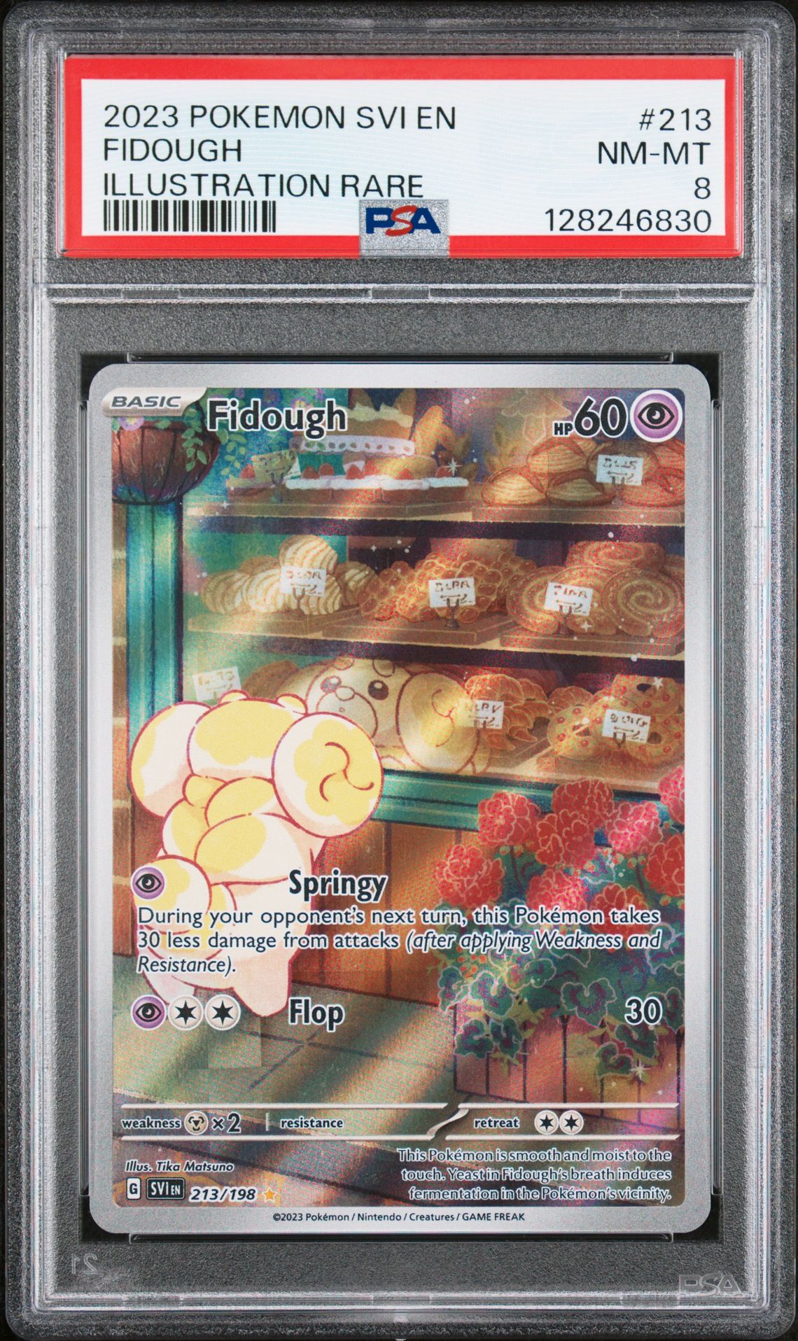 2023 Pokemon Svi En-Scarlet & Violet Fidough #213 (Illustration Rare) Nm-Mt 8 front