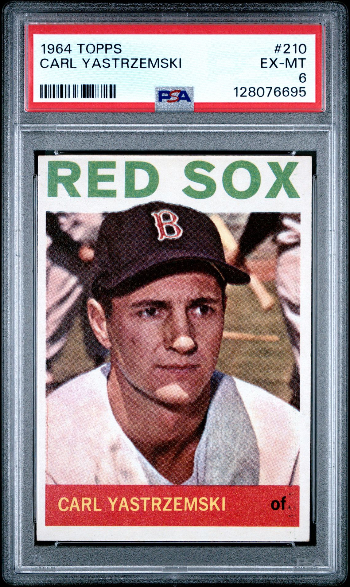 1964 Topps Carl Yastrzemski #210 Ex-Mt 6 front