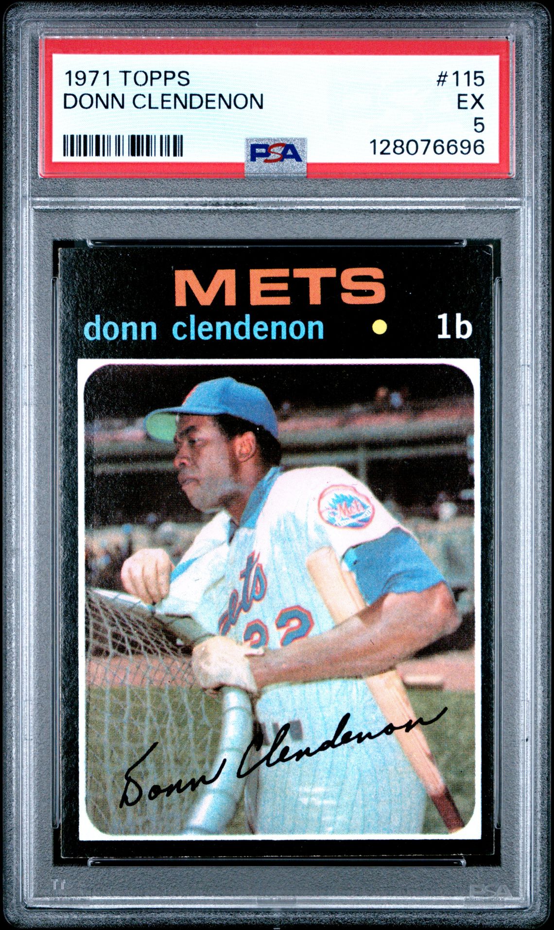 1971 Topps Donn Clendenon #115 Ex 5 front