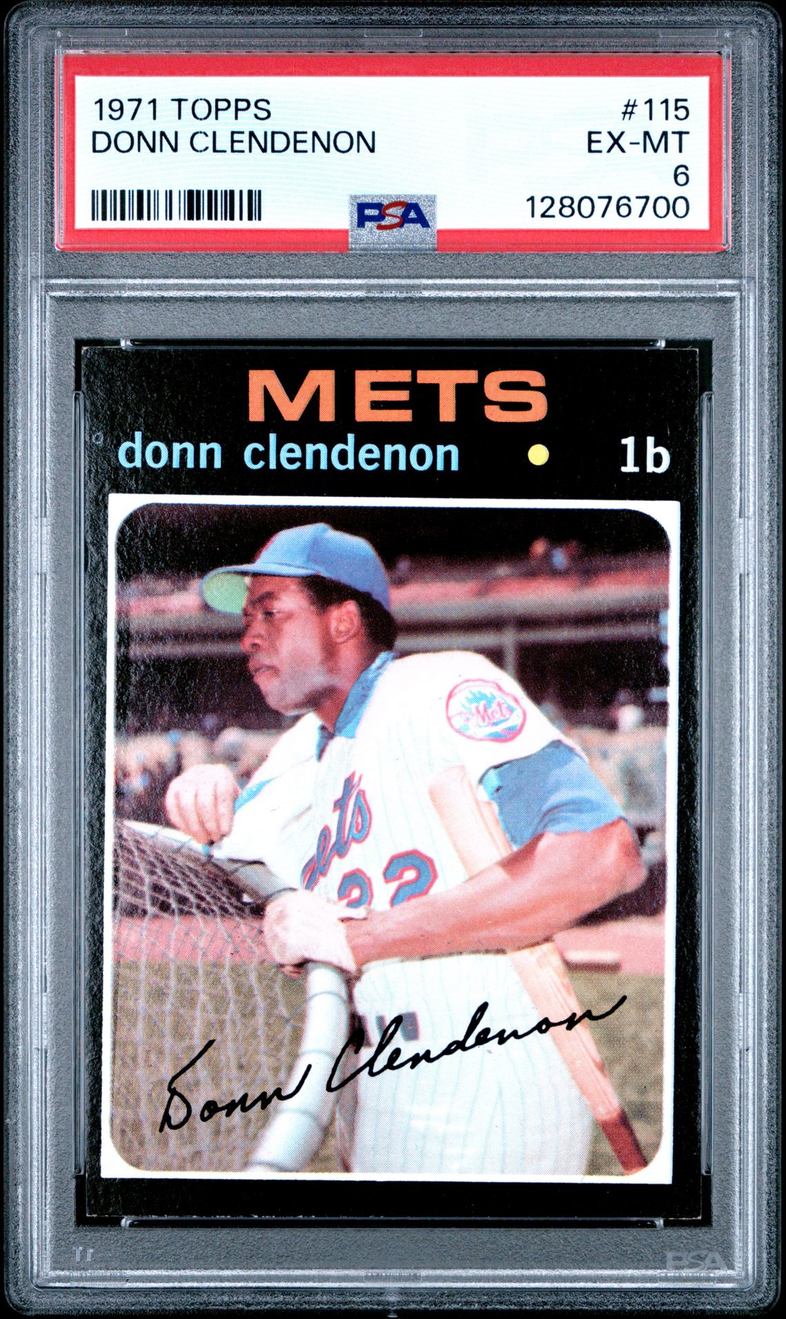 1971 Topps Donn Clendenon #115 Ex-Mt 6 front