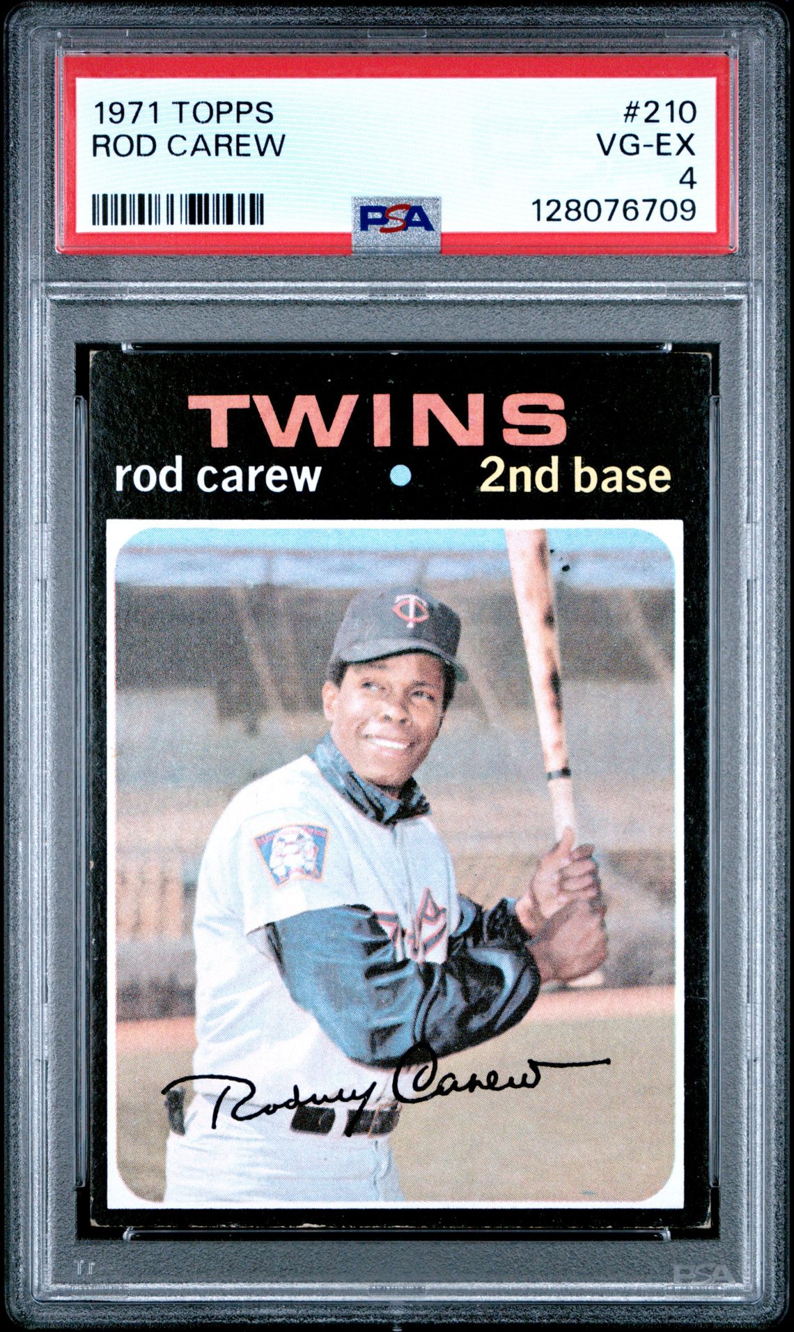 1971 Topps Rod Carew #210 Vg-Ex 4 front