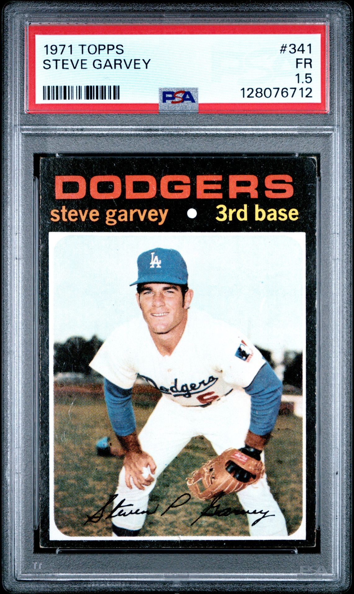 1971 Topps Steve Garvey #341 Fr 1.5 front