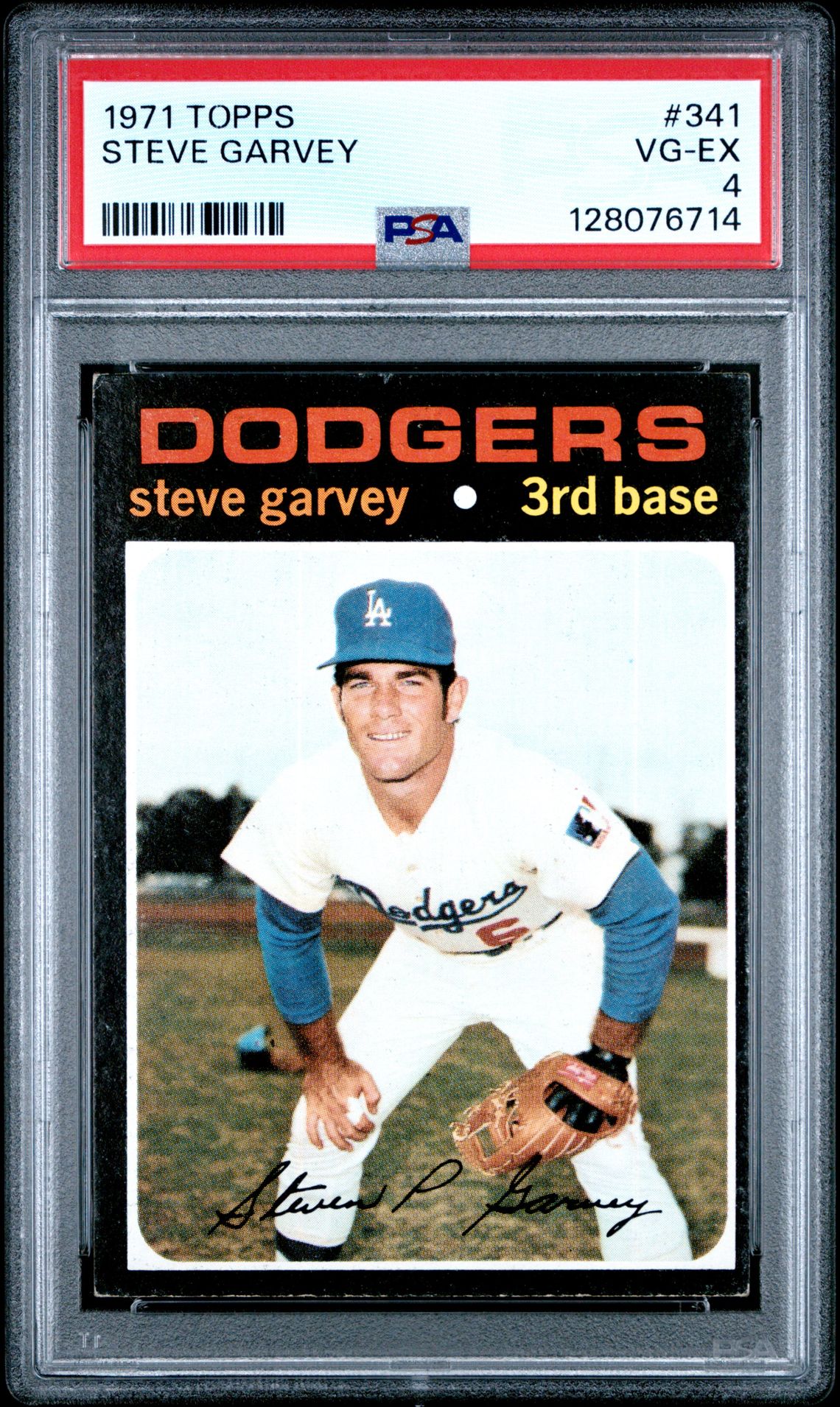 1971 Topps Steve Garvey #341 Vg-Ex 4 front