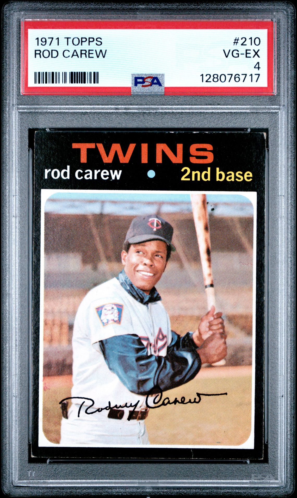 1971 Topps Rod Carew #210 Vg-Ex 4 front