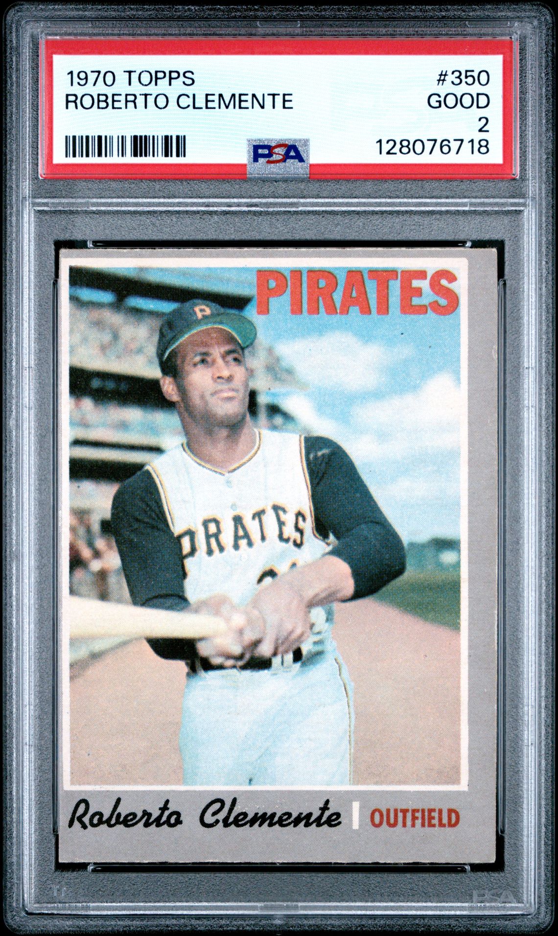 1970 Topps Roberto Clemente #350 Good 2 front