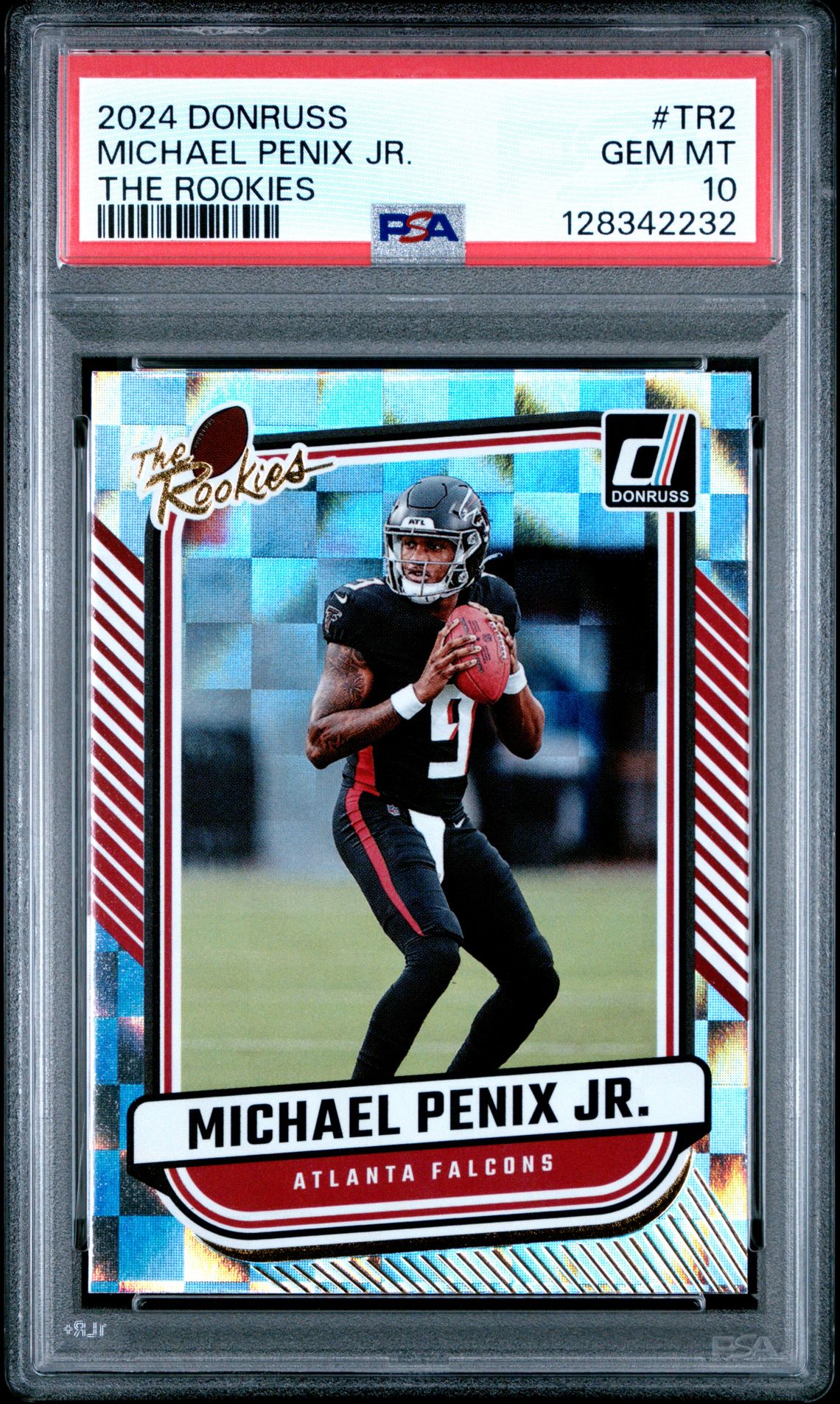 2024 Panini Donruss The Rookies Michael Penix Jr. #Tr2 Gem Mt 10 front