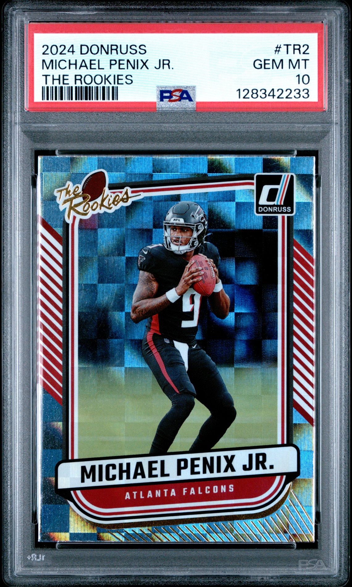 2024 Panini Donruss The Rookies Michael Penix Jr. #Tr2 Gem Mt 10 front