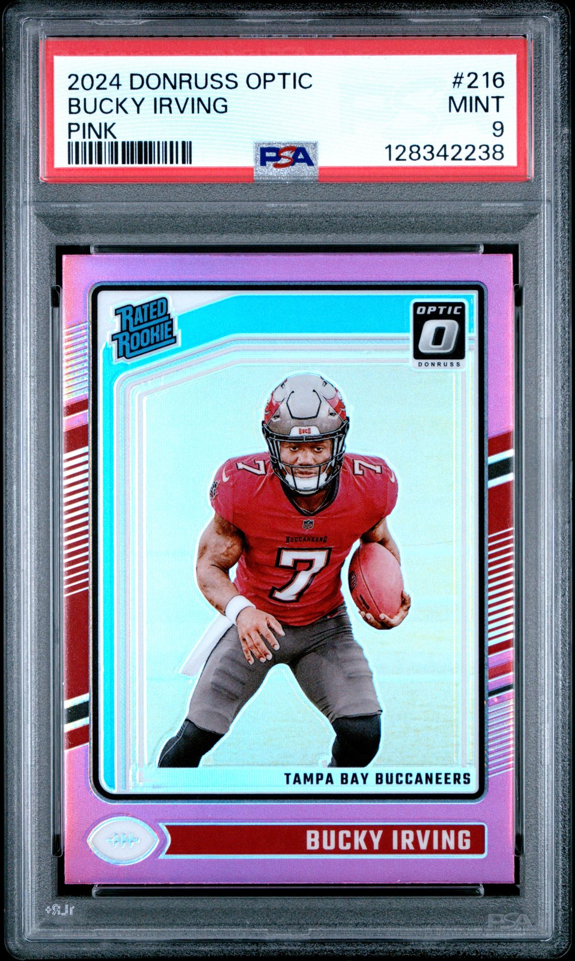 2024 Panini Donruss Optic Bucky Irving #216 (Pink) Mint 9 front