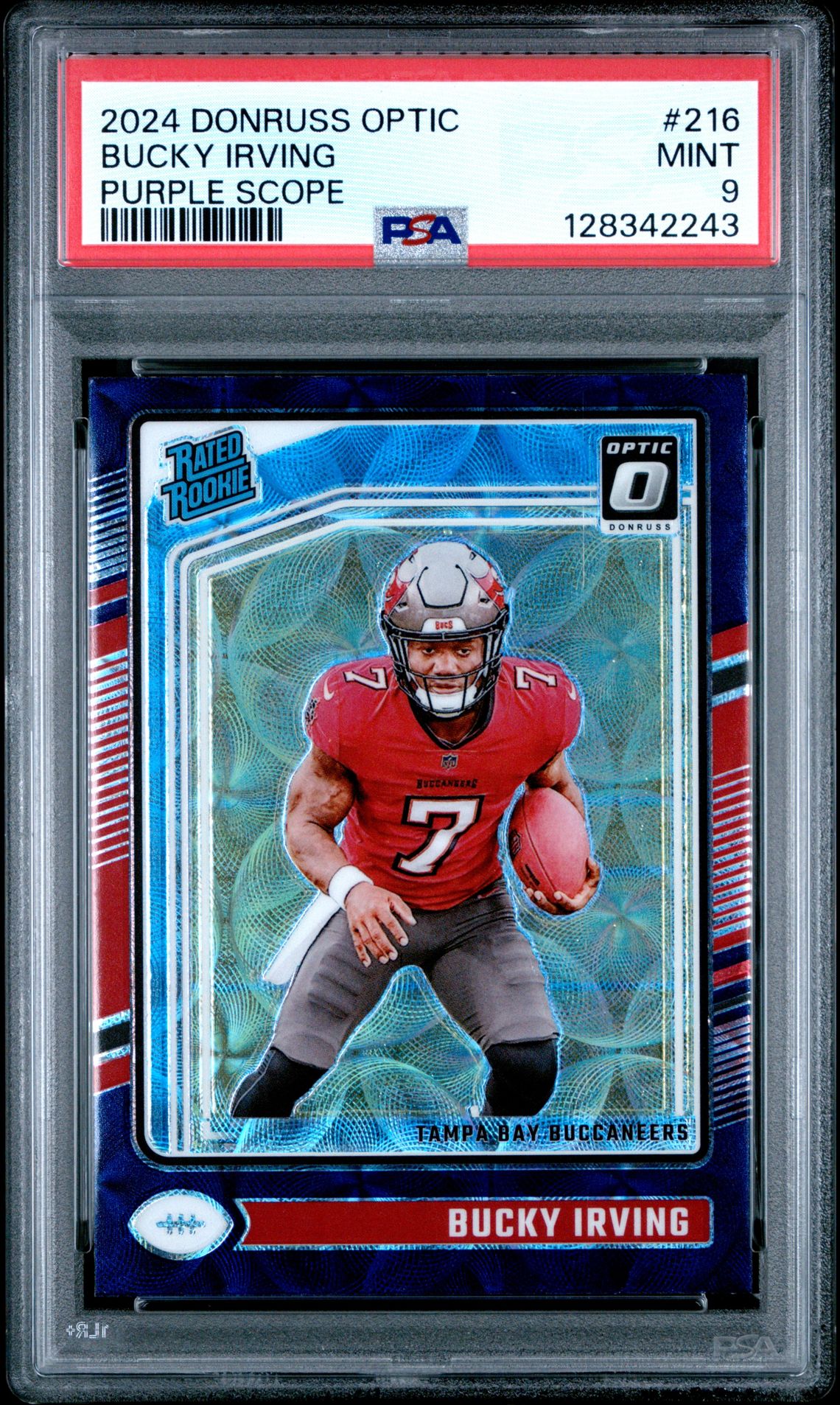 2024 Panini Donruss Optic Bucky Irving #216 (Purple Scope) Mint 9 front