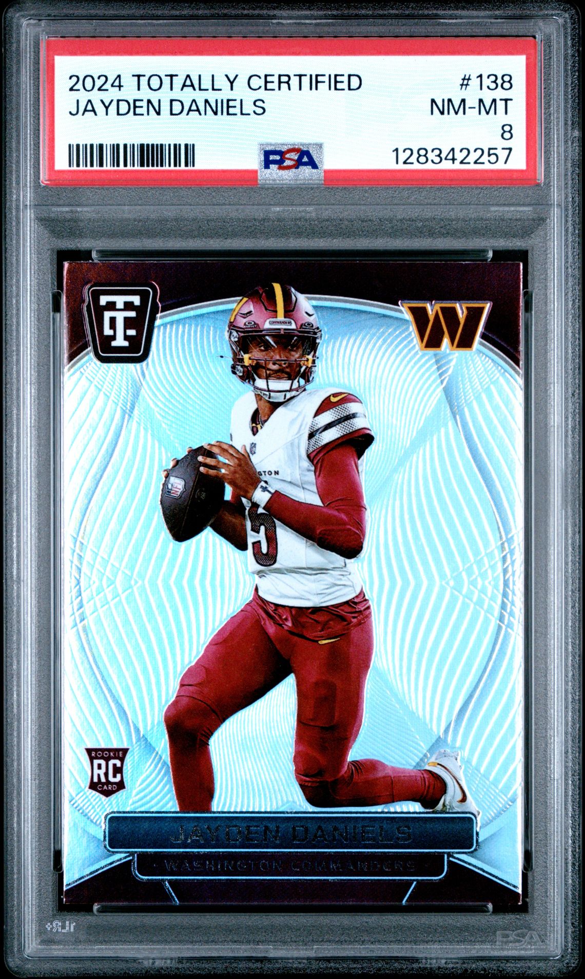 2024 Panini Totally Certified Jayden Daniels #138 Nm-Mt 8 front