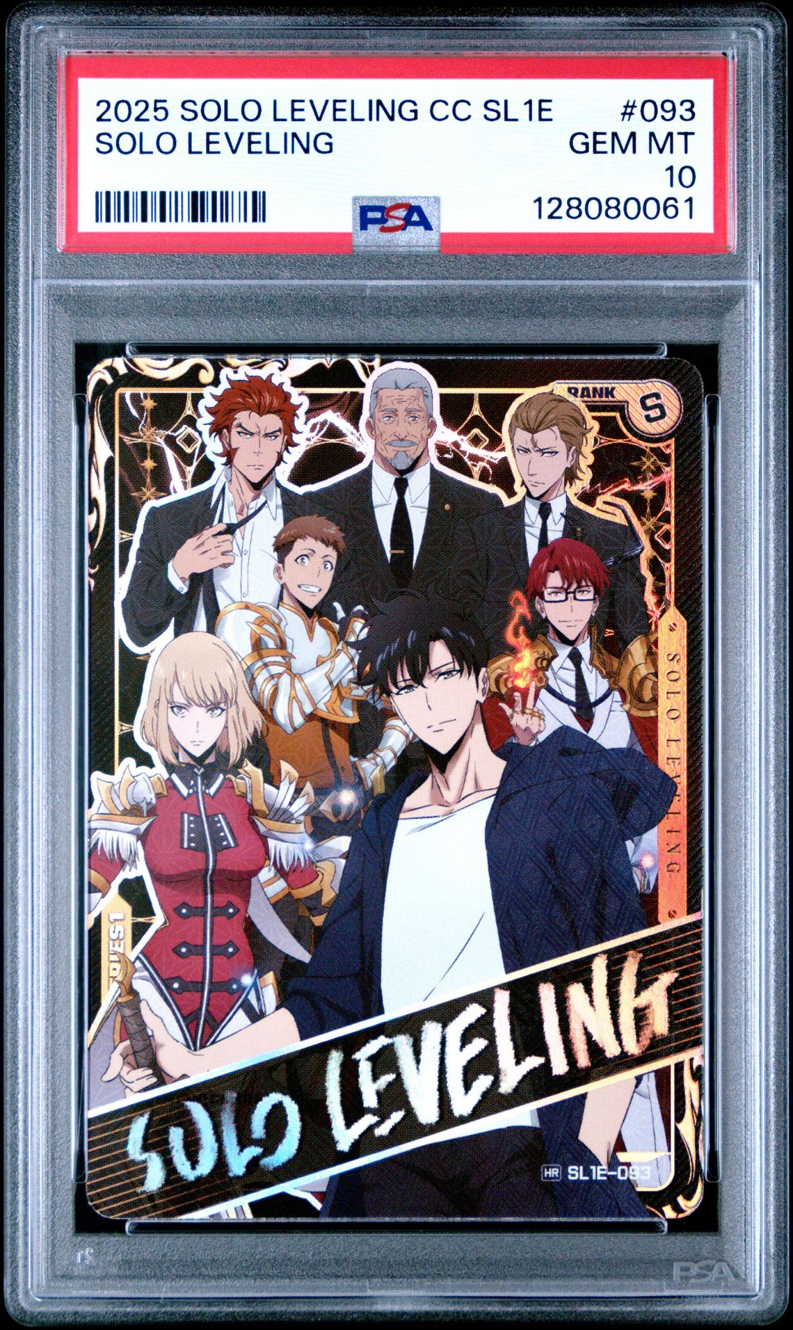 2025 Solo Leveling Collect Card Series 1 Solo Leveling #093 Gem Mt 10 front