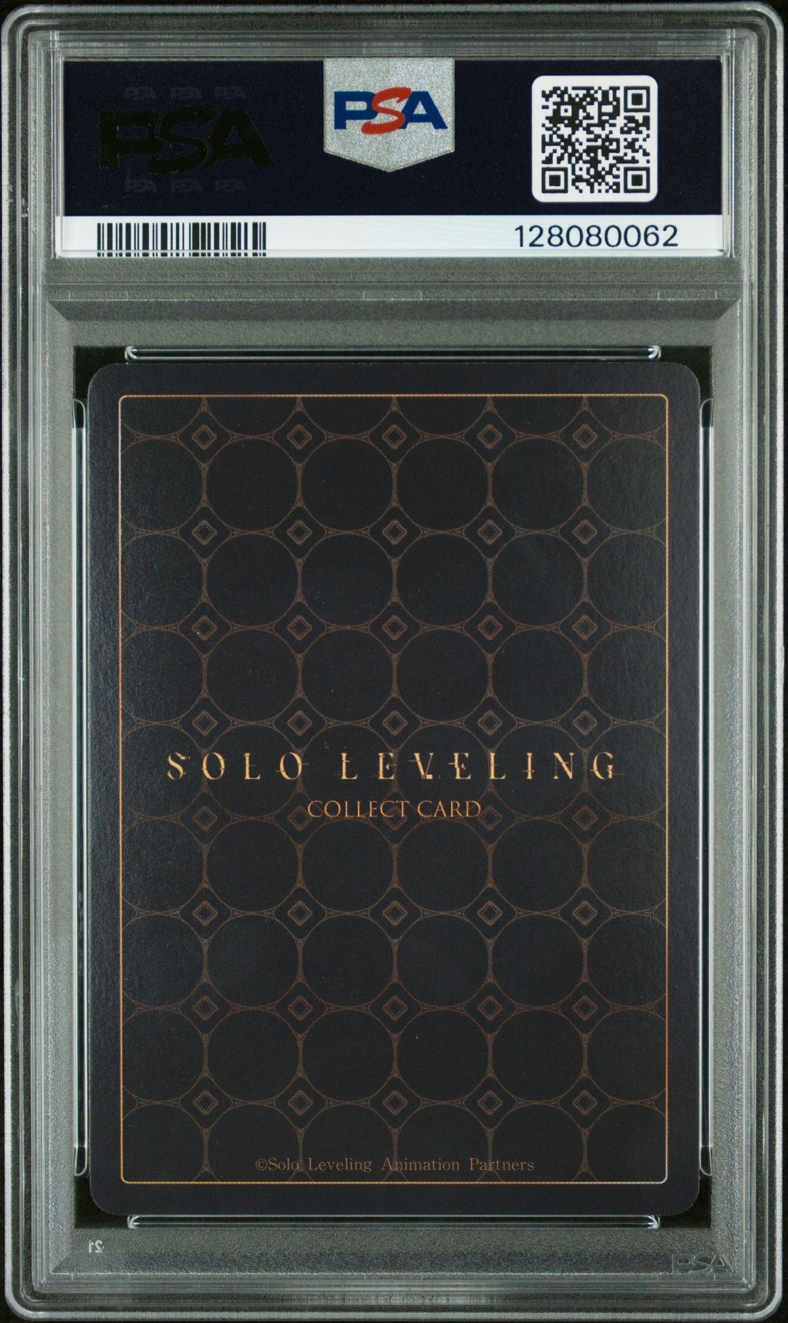 2025 Solo Leveling Collect Card Series 1 Sung Jinwoo #084 Gem Mt 10 back