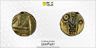 (1700-94) Fanam Fr-1517 Tuticorin AU55