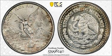 1998-Mo 1/20 oz Libertad Ag MS68