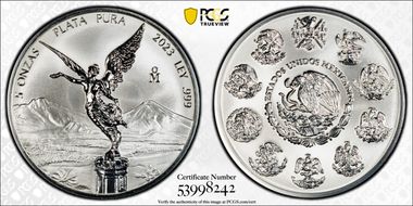 2023-Mo 5 Onza Libertad Ag Rev PR PR70