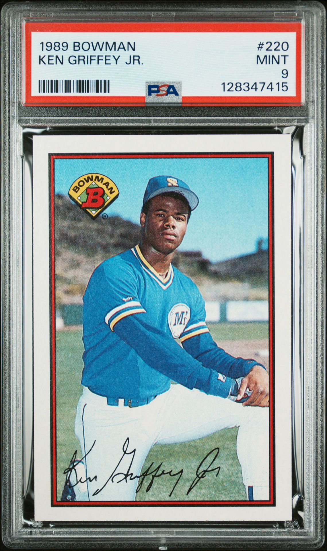 1989 Bowman Ken Griffey Jr. #220 Mint 9 front