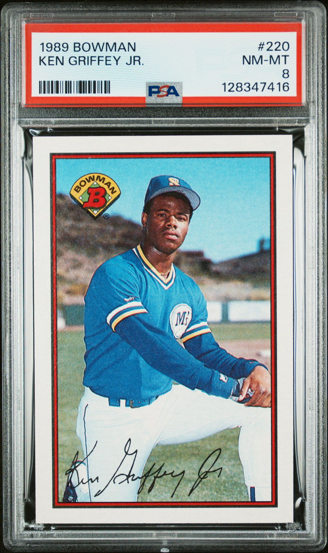 1989 Bowman Ken Griffey Jr. #220 Nm-Mt 8 front
