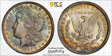 1896 $1 MS66