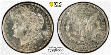 1921-D $1 MS65