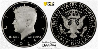 2025-S 50C Silver PR69DCAM